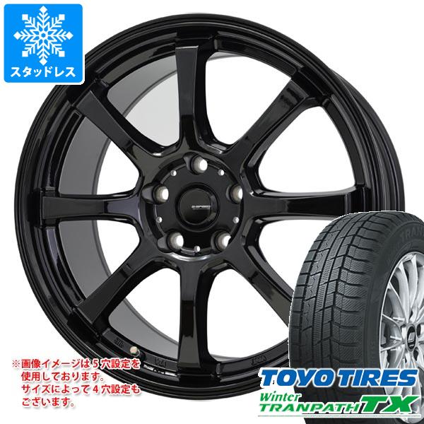 【タイヤ交換対象】スタッドレスタイヤ トーヨー ウィンタートランパス TX 225/55R18 98Q ＆ ジースピード G-08 7.0-18 タイヤホイール4本セット225/55-18 TOYO Winter TRANPATH TX｜タイヤ１番 92,510円