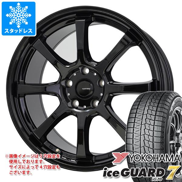 【タイヤ交換対象】スタッドレスタイヤ ヨコハマ アイスガードセブン iG70 175/60R16 82Q & ジースピード G-08 6.0-16 タイヤホイール4本セット175/60-16 YOKOHAMA iceGUARD 7 iG70|タイヤ1番