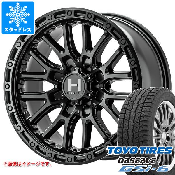 【タイヤ交換対象】ハイラックス 120系用 スタッドレス トーヨー オブザーブ GSi-6 265/65R17 112Q ホスタイル H135 リッジクレスト タイヤホイール4本セット|タイヤ1番