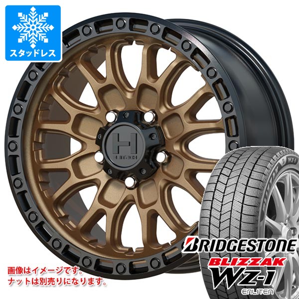 【タイヤ交換対象】スタッドレスタイヤ ブリヂストン ブリザック WZ-1 235/65R17 108Q XL & ホスタイル H135 リッジクレスト 8.0-17 タイヤホイール4本セット235/65-17 BRIDGESTONE BLIZZAK WZ-1|タイヤ1番
