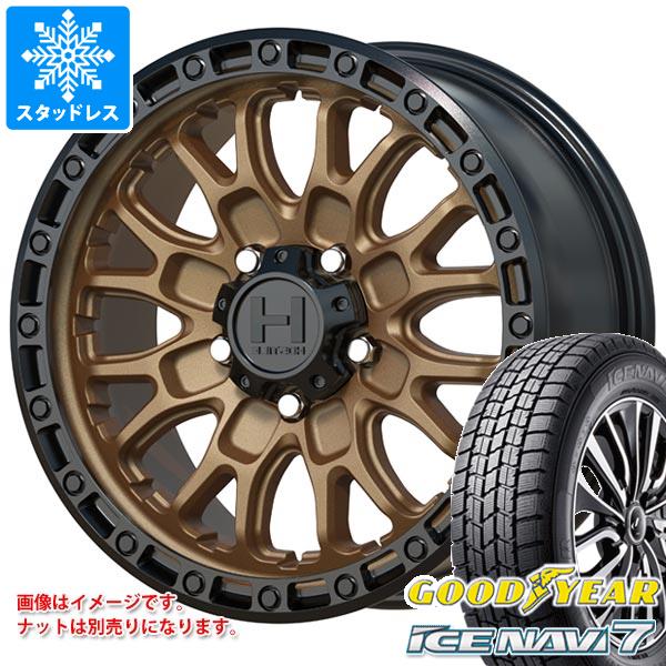 【タイヤ交換対象】2026年製 スタッドレスタイヤ グッドイヤー アイスナビ7 225/60R17 99Q & ホスタイル H135 リッジクレスト 8.0-17 タイヤホイール4本セット225/60-17 GOODYEAR ICE NAVI 7|タイヤ1番