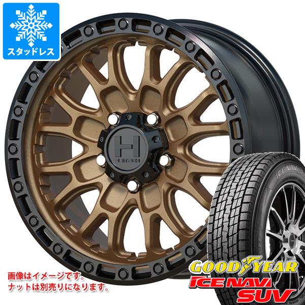 【タイヤ交換対象】T32エクストレイル用 スタッドレス グッドイヤー アイスナビ SUV 225/65R17 102Q ホスタイル H135 リッジクレスト タイヤホイール4本セット|タイヤ1番