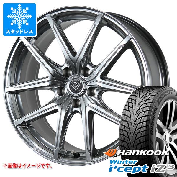 【タイヤ交換対象】40系アルファード用 スタッドレス ハンコック ウィンターアイセプト iZ3 X for SUV W636A 225/60R18 100H ロンギヌス RE-X タイヤホイール4本セット｜タイヤ１番
