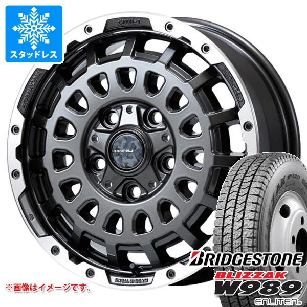 【タイヤ交換対象】フィアット デュカト L2H2/L3H2/L3H3用 スタッドレス ブリヂストン ブリザック W989 225/75R16 118/116N LX モノブロック CP タイヤホイール4本セット｜タイヤ１番