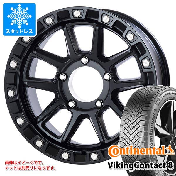 【タイヤ交換対象】5本セット トヨタ ランドクルーザー70 GRJ76K用 スタッドレス コンチネンタル バイキングコンタクト8 265/70R17 116T XL MKW M205 タイヤホイール5本セット