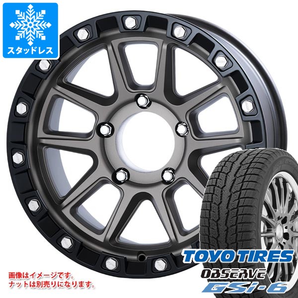 【タイヤ交換対象】5本セット トヨタ ランドクルーザー70 GRJ76K用 スタッドレス トーヨー オブザーブ GSi-6 265/70R17 115Q MKW M205 タイヤホイール5本セット|タイヤ1番