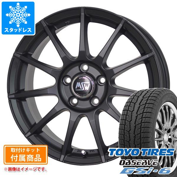 【タイヤ交換対象】BMW G02 X4用 スタッドレス トーヨー オブザーブ GSi-6 225/60R18 100Q OZ MSW 85-2H タイヤホイール4本セット｜タイヤ１番
