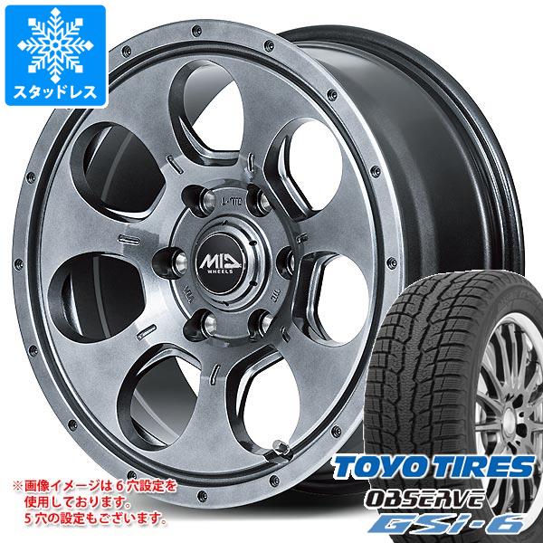 【タイヤ交換対象】デリカD5用 スタッドレス トーヨー オブザーブ GSi-6 225/70R16 103Q ロードマックス マッドエージェント タイヤホイール4本セット｜タイヤ１番 75,185円
