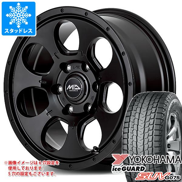 【タイヤ交換対象】ニッサン T31エクストレイル用 スタッドレス 2025年製 ヨコハマ アイスガード SUV G075 215/65R16C 109/107Q ロードマックス マッドエージェント タイヤホイール4本セット