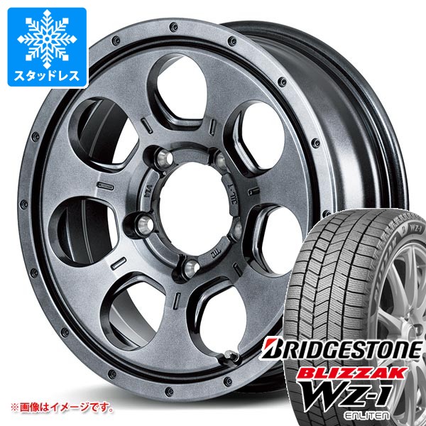 【タイヤ交換対象】5本セット スズキ ジムニー JB64W用 スタッドレス ブリヂストン ブリザック WZ-1 215/70R16 100Q ロードマックス マッドエージェント タイヤホイール5本セット｜タイヤ１番