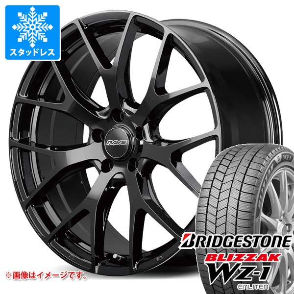 【タイヤ交換対象】トヨタ 40系アルファード用 スタッドレス ブリヂストン ブリザック WZ-1 225/55R19 103Q XL レイズ RS 2x7FT タイヤホイール4本セット