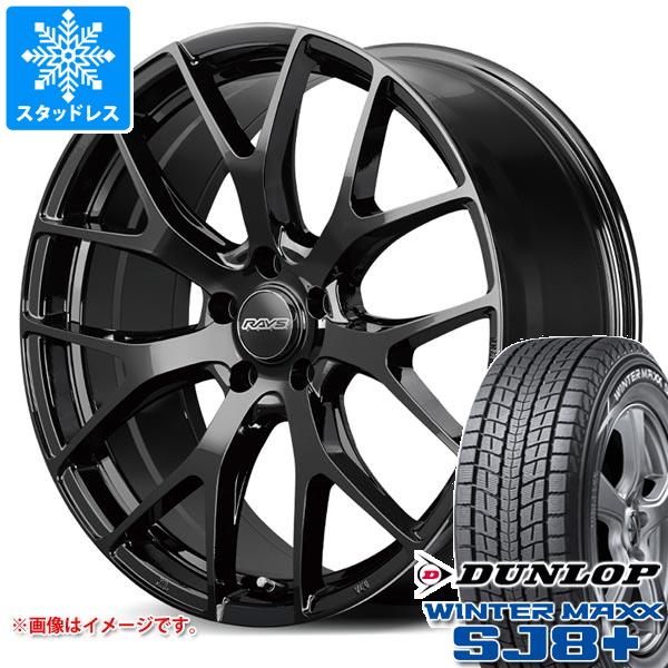 【タイヤ交換対象】トヨタ クラウンエステート AZSH38用 スタッドレス ダンロップ ウインターマックス SJ8 プラス 235/50R20 104Q XL レイズ RS 2x7FT タイヤホイール4本セット