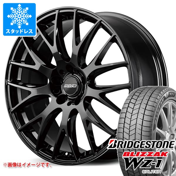 【タイヤ交換対象】トヨタ 40系アルファード用 スタッドレス ブリヂストン ブリザック WZ-1 225/55R19 103Q XL レイズ RS 2x9Plus タイヤホイール4本セット