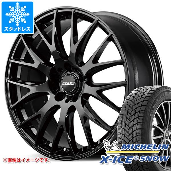 【タイヤ交換対象】40系アルファード用 スタッドレス ミシュラン エックスアイススノー 225/60R18 100H レイズ RS 2x9Plus タイヤホイール4本セット 136,550円