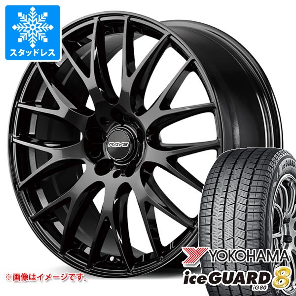 トヨタ 40系アルファード用 スタッドレス ヨコハマ アイスガードエイト iG80 225/60R18 104Q XL レイズ RS 2x9Plus タイヤホイール4本セット|タイヤ1番