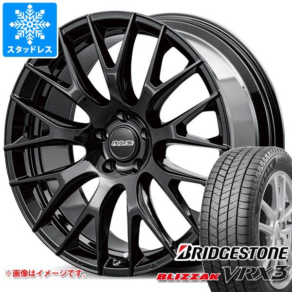 【タイヤ交換対象】トヨタ クラウンエステート AZSH38用 スタッドレス ブリヂストン ブリザック VRX3 235/45R21 97Q レイズ RS 2x9R タイヤホイール4本セット