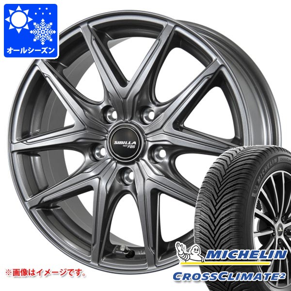 【タイヤ交換対象】BYD アット3 SC2系用 オールシーズンタイヤ ミシュラン クロスクライメート2 215/65R16 102V XL シビラ ネクスト F05 タイヤホイール4本セット