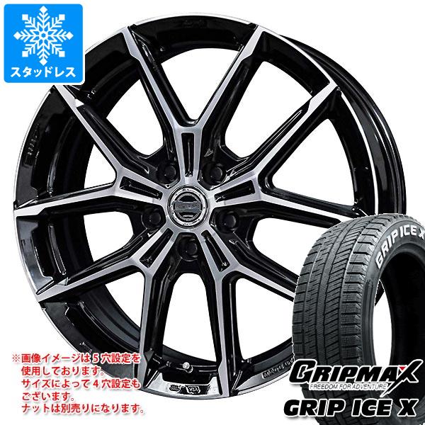 【タイヤ交換対象】スタッドレスタイヤ グリップマックス グリップアイスエックス 205/55R16 91T ホワイトレター & スマック プラスEK M1 6.0-16 タイヤホイール4本セット205/55-16 GRIP MAX GRIP ICE X WL|タイヤ1番
