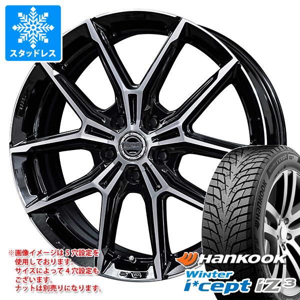 【タイヤ交換対象】スタッドレスタイヤ ハンコック ウィンターアイセプト iZ3 W636 185/65R15 92T XL ＆ スマック プラスEK M1 タイヤホイール4本セット185/65-15 HANKOOK Winter i cept iZ3 W636