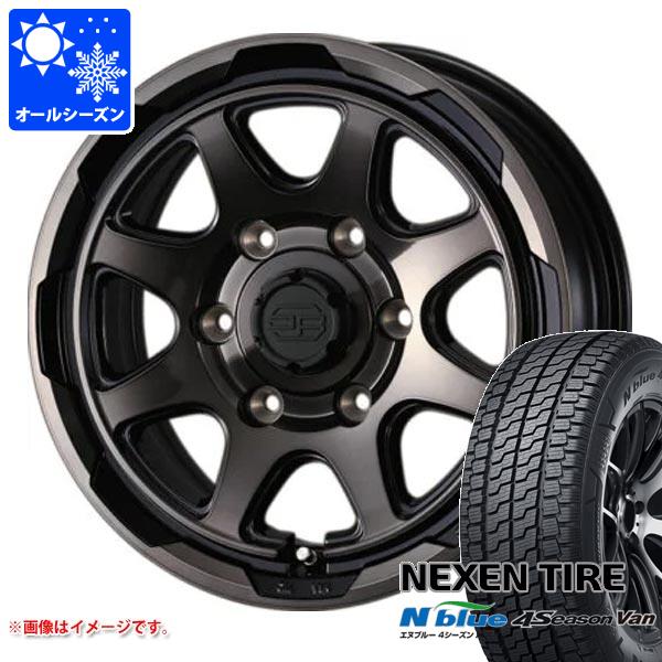【タイヤ交換対象】ハイエース 200系用 オールシーズンタイヤ ネクセン エヌブルー 4シーズン バン 215/65R16 109/107T スタットベルク 6.5-16 タイヤホイール4本セット