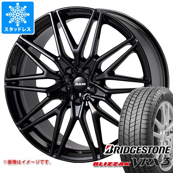 【タイヤ交換対象】BMW G07 X7用 スタッドレス ブリヂストン ブリザック VRX3 275/50R20 113Q XL MAK シュトゥルム タイヤホイール4本セット