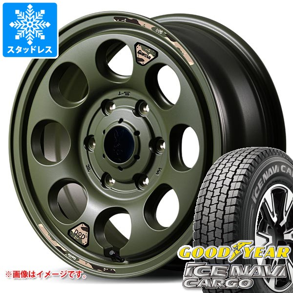【タイヤ交換対象】トヨタ ハイエース 200系用 スタッドレス グッドイヤー アイスナビカーゴ 195/80R15 107/105N ウシャリン タイヤホイール4本セット 93,940円