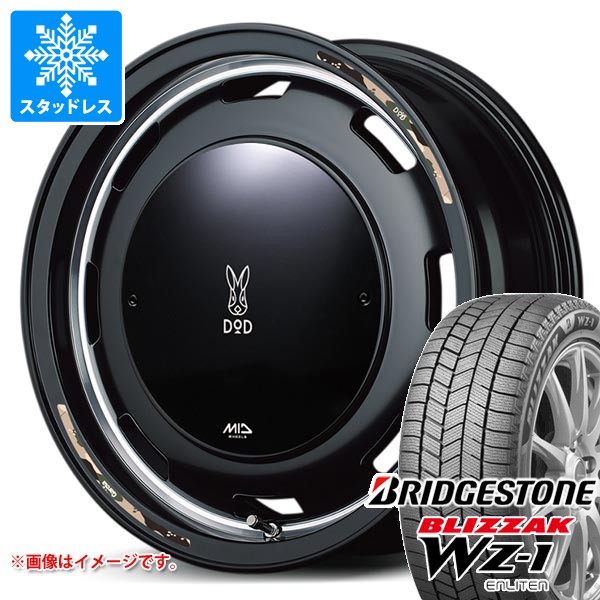 【タイヤ交換対象】5本セット スズキ ジムニーノマド JC74W用 スタッドレス ブリヂストン ブリザック WZ-1 215/70R16 100Q ウシャリントバリ タイヤホイール5本セット
