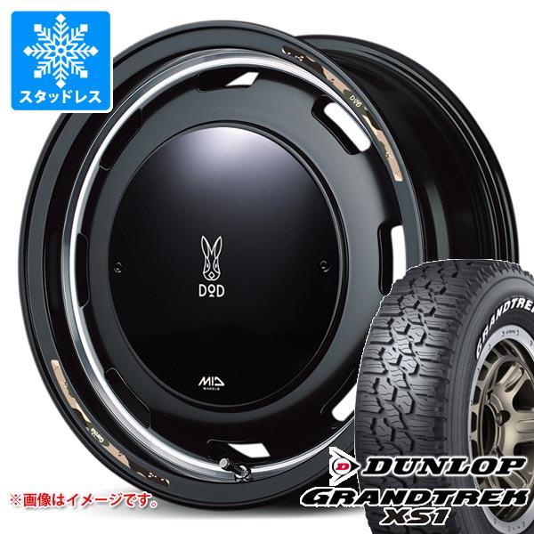 【タイヤ交換対象】5本セット スズキ ジムニーノマド JC74W用 スタッドレス ダンロップ グラントレック XS1 185/85R16 105/103L LT ホワイトレター ウシャリントバリ タイヤホイール5本セット|タイヤ1番