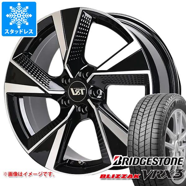 【タイヤ交換対象】ボルボ XC40リチャージ XE系用 スタッドレス ブリヂストン ブリザック VRX3 235/55R18 100Q VST タイプST3 タイヤホイール4本セット