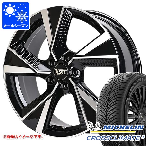 ボルボ S60/V60 FD/FB系用 オールシーズンタイヤ ミシュラン クロスクライメート3 スポーツ 235/40R18 95Y XL VST タイプST3 タイヤホイール4本セット|タイヤ1番