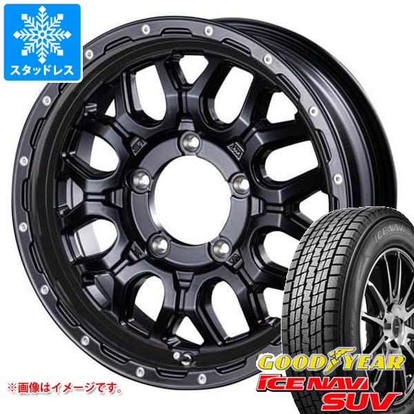 【タイヤ交換対象】スズキ ジムニーノマド JC74W用 スタッドレス グッドイヤー アイスナビ SUV 215/70R16 100Q インターミラノ マッドバーン XR-800M タイヤホイール4本セット