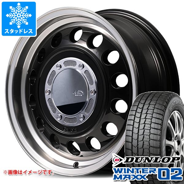 【タイヤ交換対象】トヨタ タウンエース バン 400系前期用 スタッドレス ダンロップ ウインターマックス02 WM02 175/80R14 88Q ガルシア シスコ タイプ2 タイヤホイール4本セット