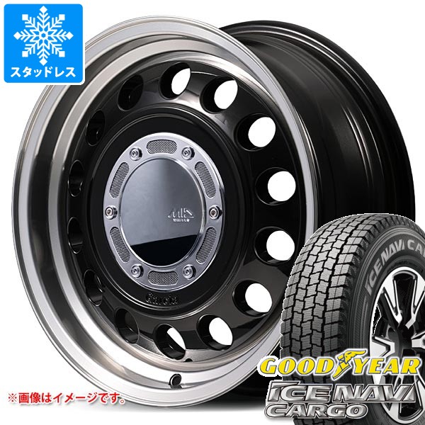 【タイヤ交換対象】トヨタ サクシード プロボックス 160系用 スタッドレス グッドイヤー アイスナビカーゴ 155/80R14 88/86N ガルシア シスコ タイプ2 タイヤホイール4本セット