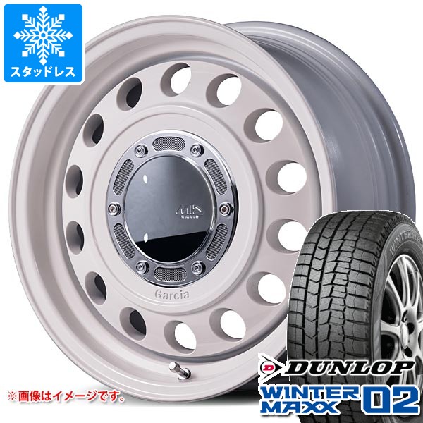 【タイヤ交換対象】スズキ ハスラー用 スタッドレス ダンロップ ウインターマックス02 WM02 165/70R14 81Q ガルシア シスコ タイプ2 タイヤホイール4本セット