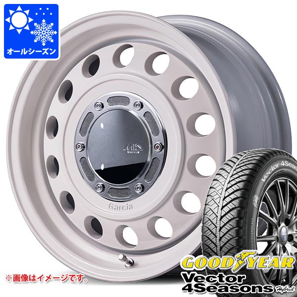 スズキ ハスラー用 オールシーズンタイヤ グッドイヤー ベクター 4シーズンズ ハイブリッド 165/70R14 81S ガルシア シスコ タイプ2 4.5-14 タイヤホイール4本セット|タイヤ1番