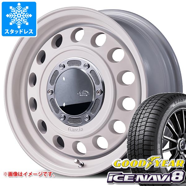 【タイヤ交換対象】ミツビシ デリカミニ B30系用 スタッドレス グッドイヤー アイスナビ8 165/65R15 81Q ガルシア シスコ タイプ2 タイヤホイール4本セット