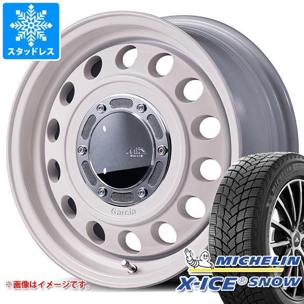 【タイヤ交換対象】スズキ ジムニーノマド JC74W用 スタッドレス ミシュラン エックスアイススノー SUV 215/70R16 100T ガルシア シスコ タイプ2 タイヤホイール4本セット
