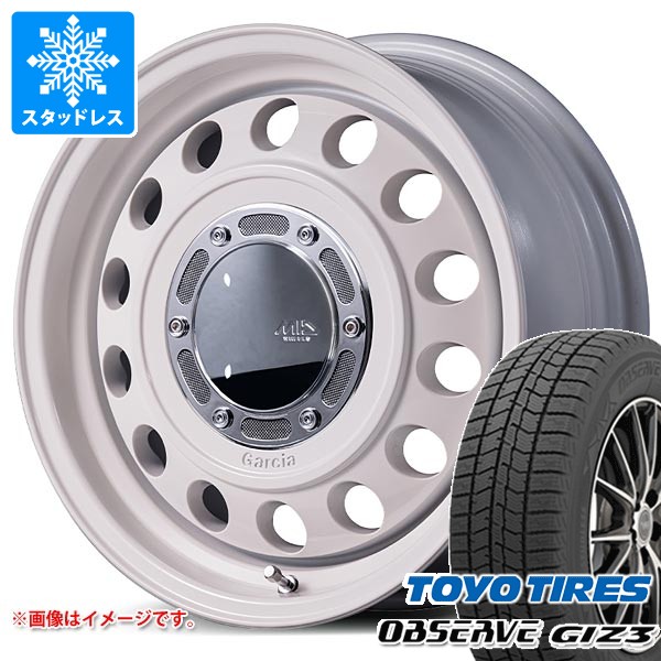 【タイヤ交換対象】ミツビシ デリカミニ B30系用 スタッドレス トーヨー オブザーブ ギズ3 165/60R15 77Q ガルシア シスコ タイプ2 タイヤホイール4本セット｜タイヤ１番