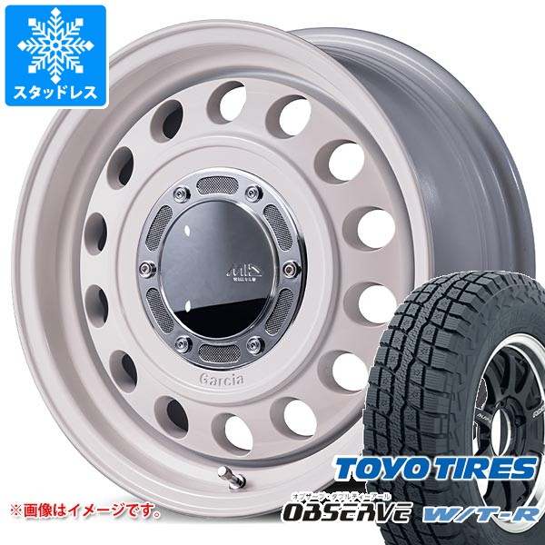 【タイヤ交換対象】スズキ ジムニー JB64W用 スタッドレス トーヨー オブザーブ WTR LT225/75R16 103/100Q ガルシア シスコ タイプ2 タイヤホイール4本セット|タイヤ1番