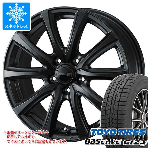【タイヤ交換対象】トヨタ プリウス 60系用 スタッドレス トーヨー オブザーブ ギズ3 195/50R19 88Q エリシア タイヤホイール4本セット｜タイヤ１番