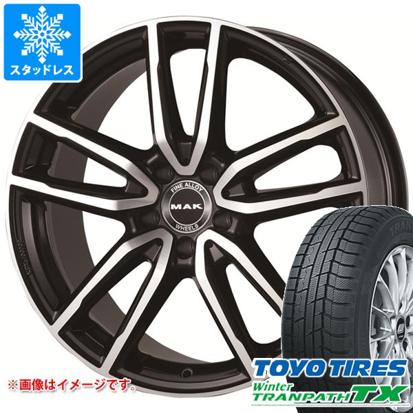 【タイヤ交換対象】メルセデスベンツ W214 Eクラス用 スタッドレス トーヨー ウィンタートランパス TX 225/55R18 98Q MAK エボ タイヤホイール4本セット|タイヤ1番