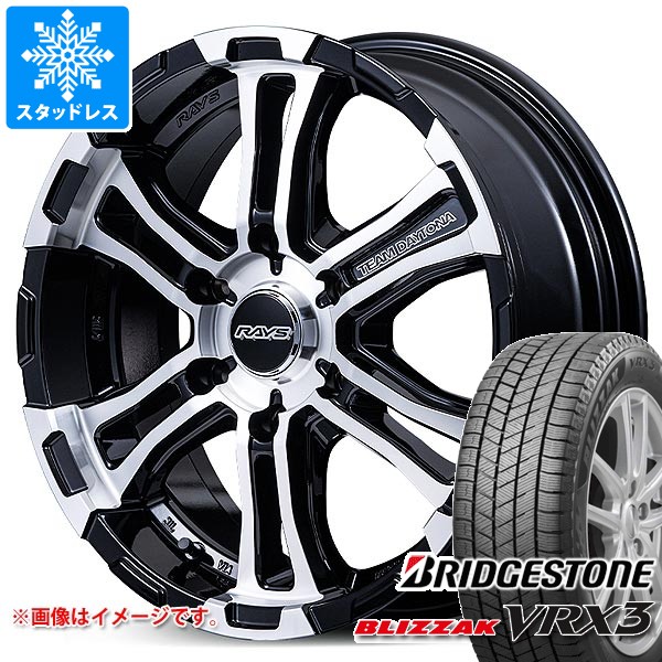 【タイヤ交換対象】ニッサン NV350キャラバン E26用 スタッドレス ブリヂストン ブリザック VRX3 215/70R16 100Q レイズ FDX-SG タイヤホイール4本セット|タイヤ1番