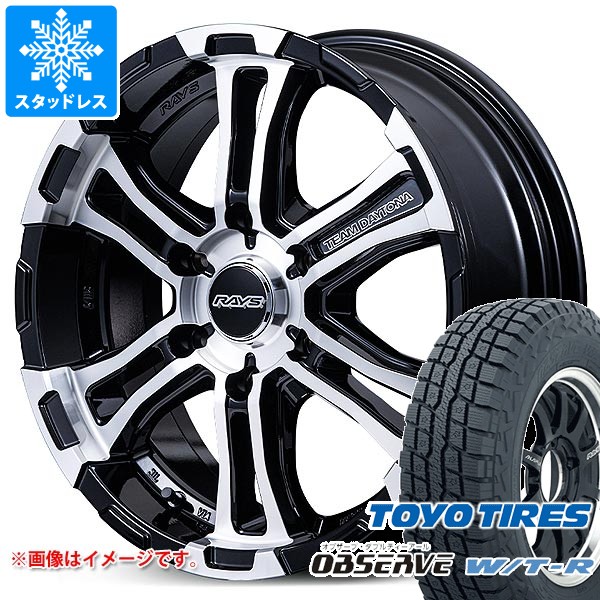 【タイヤ交換対象】トヨタ ハイエース 200系用 スタッドレス トーヨー オブザーブ WTR 215/65R16 C 109/107Q レイズ FDX-SG タイヤホイール4本セット