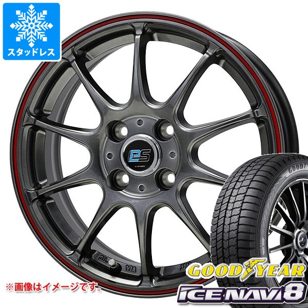 【タイヤ交換対象】スタッドレスタイヤ グッドイヤー アイスナビ8 195/65R16 92Q ＆ ジースピード es-01 6.0-16 タイヤホイール4本セット195/65-16 GOODYEAR ICE NAVI8 69,850円