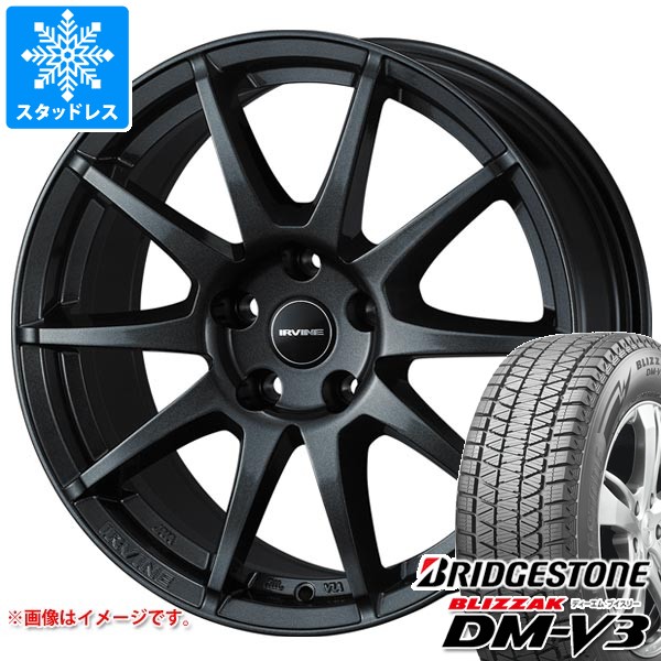 【タイヤ交換対象】ランドローバー レンジローバー イヴォーク LZ系用 スタッドレス ブリヂストン ブリザック DM-V3 235/60R18 107Q XL アーヴィン S02 タイヤホイール4本セット