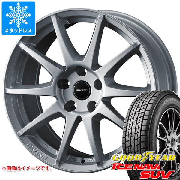 【タイヤ交換対象】ボルボ XC60 UB/UD系用 スタッドレス グッドイヤー アイスナビ SUV 235/65R17 108Q XL アーヴィン S02 タイヤホイール4本セット