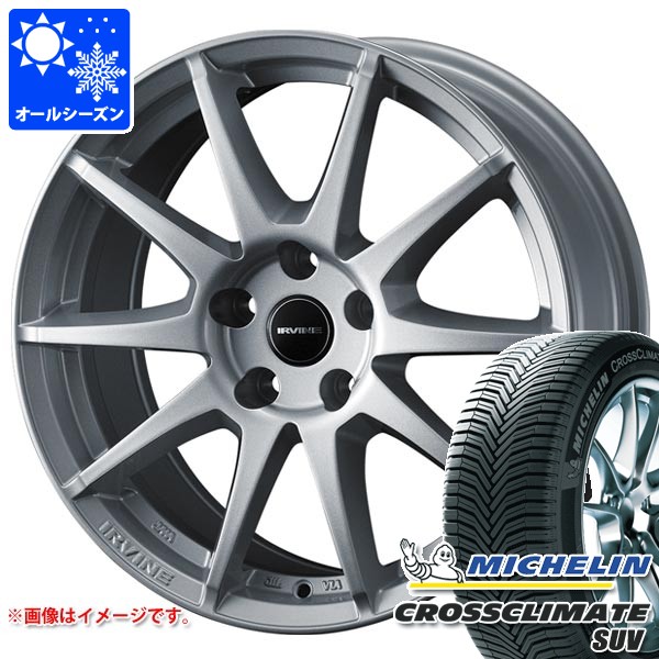 【タイヤ交換対象】ボルボ XC40 XB系用 オールシーズンタイヤ ミシュラン クロスクライメート SUV 235/60R17 106V XL アーヴィン S02 タイヤホイール4本セット｜タイヤ１番