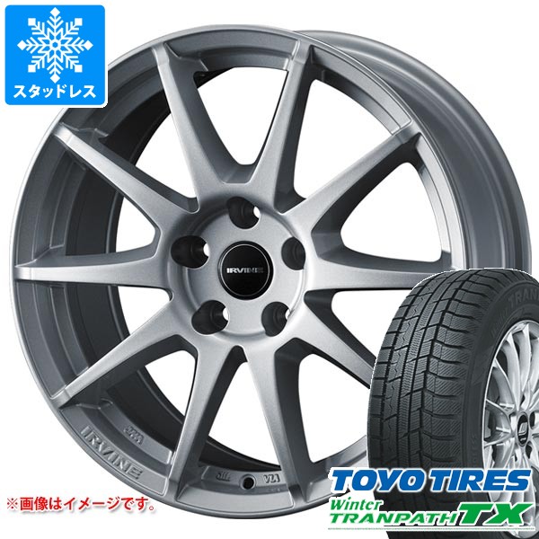 【タイヤ交換対象】アウディ Q4 e-トロン FZ系用 スタッドレス トーヨー ウィンタートランパス TX 235/60R18 107Q XL アーヴィン S02 タイヤホイール4本セット|タイヤ1番