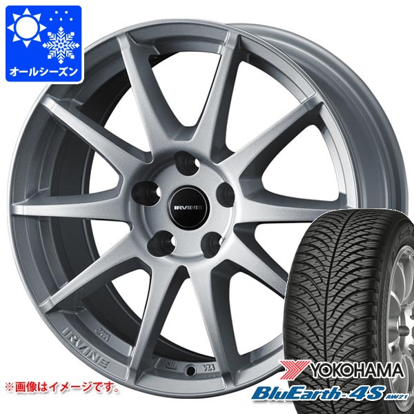 【タイヤ交換対象】BMW G29 Z4用 オールシーズンタイヤ ヨコハマ ブルーアース4S AW21 225/50R17 98V XL アーヴィン S02 タイヤホイール4本セット