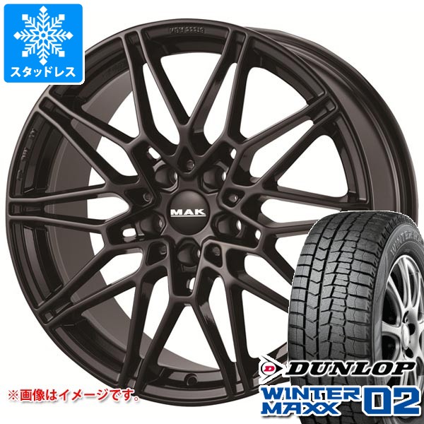 【タイヤ交換対象】BMW F70 1シリーズ用 スタッドレス ダンロップ ウインターマックス02 WM02 225/45R18 91Q MAK ケーニッヒ タイヤホイール4本セット|タイヤ1番